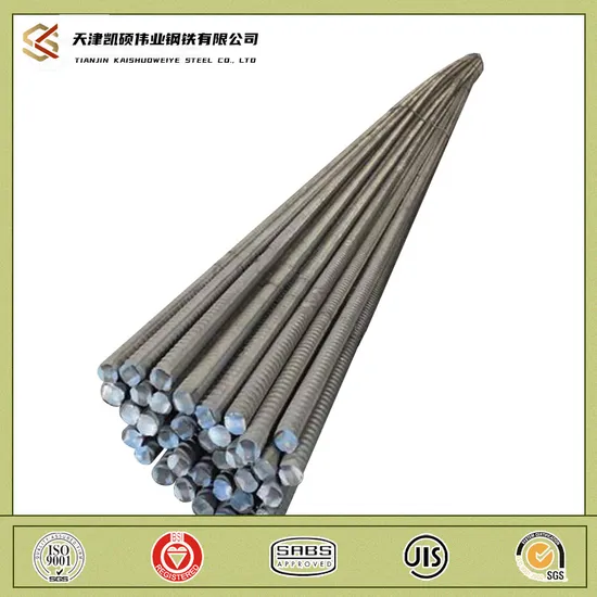 Hot Rolled Deformed 12mm Iron Rod 10mm HRB400 HRB500 Hrb500b Gr40 Gr60 Steel Rebar for Construction for Building Material 
