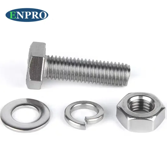 China Wholesale Manufacturer Supplier Price All Size Fastener Galvanized Carbon Steel Stainless Steel Hexagon Hexagonal Head Hex Nut and Bolt 
