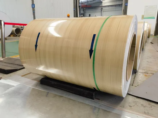 Wooden Pattern Color Coated Steel Roll 