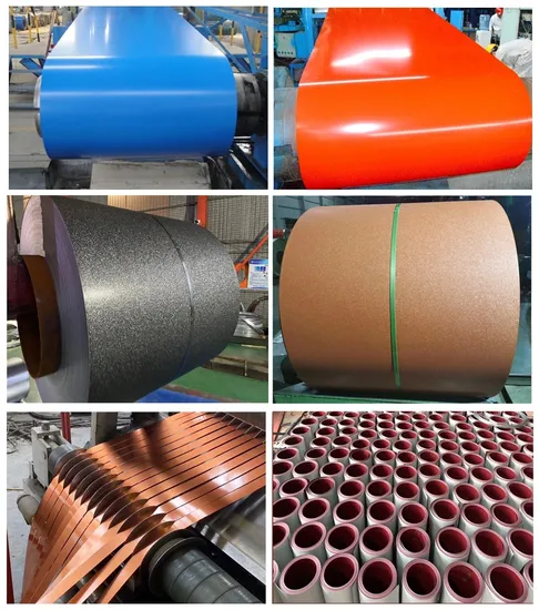 Factory Price PPGI White Color Code 9016 Prepainted Galvanized Steel Coil 0.4mm 0.45mm PPGL in Steel Coils Color Coated Steel PPGL 
