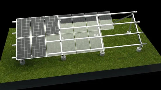 PV Solar Panel Energy Power Plant Pitched Roof Aluminum Pole Ground Structure Mounting System for Farm 