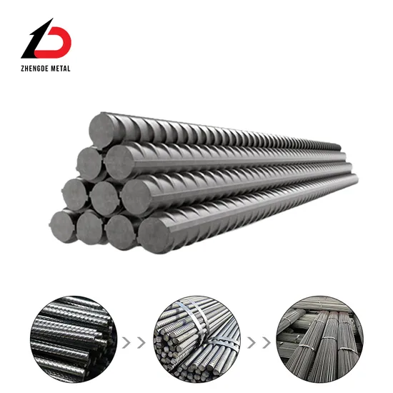 ASTM En HRB335 Steel Bar HRB400 HRB500 Hrb600 Rebar Factory 8 12 16 20 25 32mm Steel Bar 5 6 8 10 mm Wire Rod Steel Bar for Construction Building Bar Inventory 