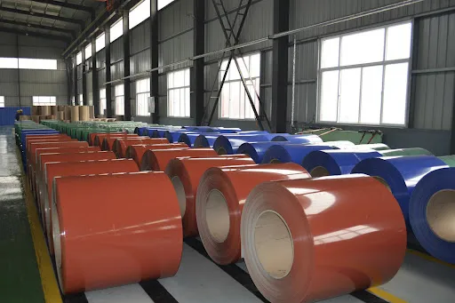 PPGI White Color Code 9016 Prepainted Galvanized Steel Coil 0.4mm PPGL Steel Coils Color Coated Steel PPGI and PPGL 