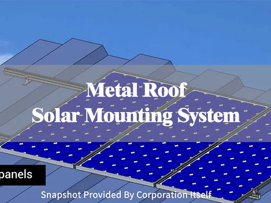 Sinpometal Metal Roof Mount Bracket Solar PV Panel Mounting Structure Aluminum Solar Mounting Components 