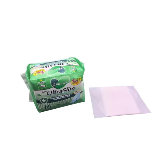 Long Lasting Sanitary Products with Organic Cotton Core for Comfortable Daily Use 
