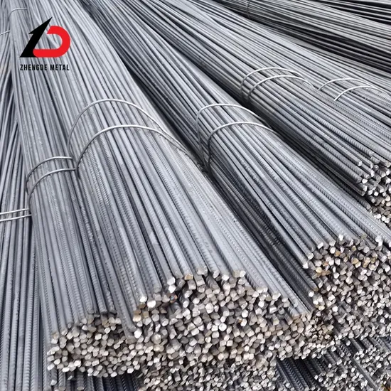 HRB400 HRB500 Carbon Steel Rebar Deformed Steel Bar Iron Rods Rebar for Construction Concrete Building 