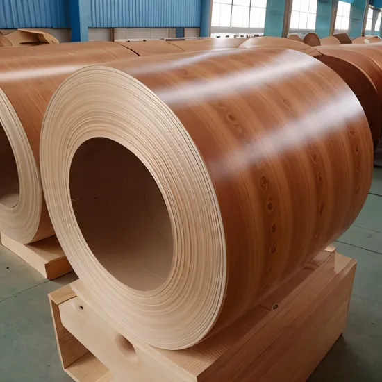 Great Quality Color Coated Wood Grain Steel Wood Pattern PPGI Oak Wood Pattern PPGL 